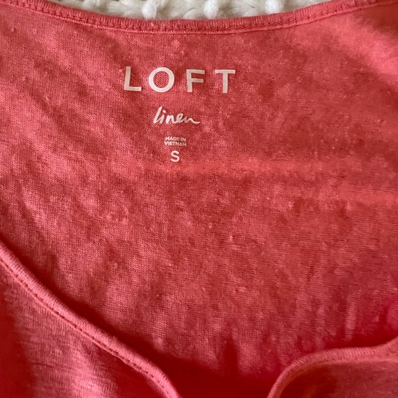 Loft Linen Peach t-shirt - Picture 2 of 2